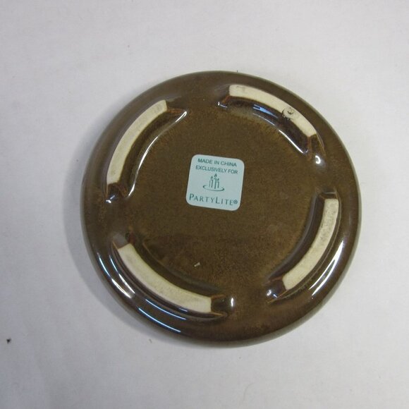 PartyLite Tealight Holder Exotic Roots Brown Bronze Home Rare Retired P13D/P9806 - Picture 6 of 6